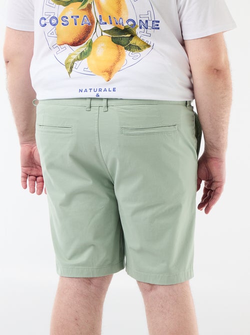 Bermuda chino em sarja - Kiabi