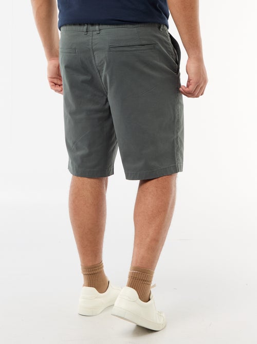 Bermuda chino em sarja - Kiabi