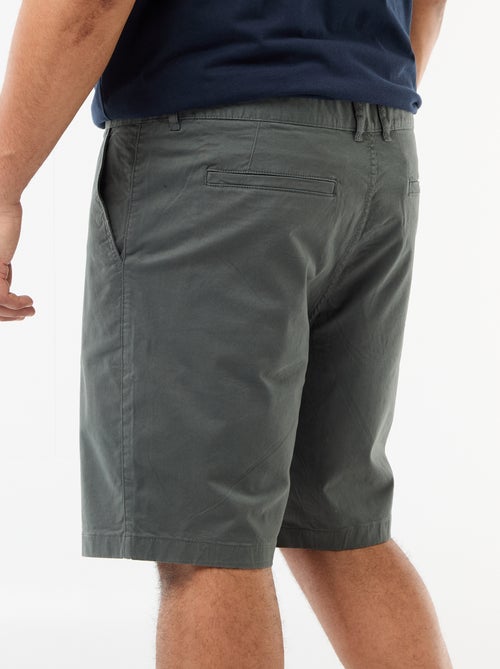 Bermuda chino em sarja - Kiabi