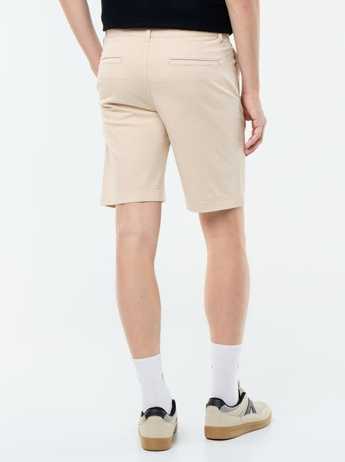 Bermuda chino lisa - Kiabi