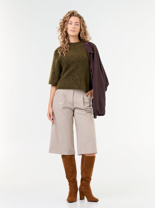 Bermuda comprida estilo chino - Kiabi Bermuda comprida estilo chino - Kiabi