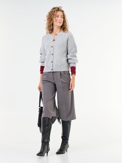Bermuda comprida estilo chino - Kiabi
