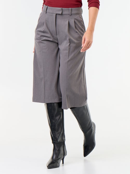 Bermuda comprida estilo chino - Kiabi