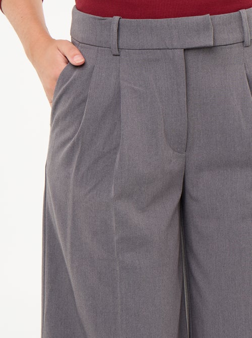 Bermuda comprida estilo chino - Kiabi