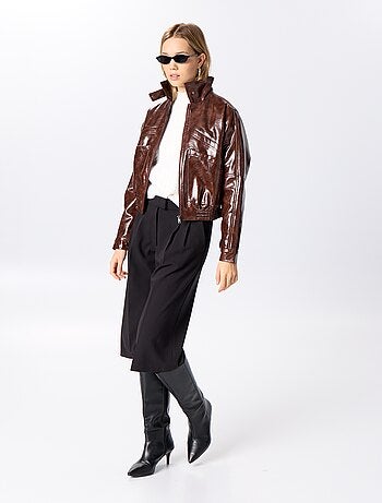 Bermuda comprida estilo chino