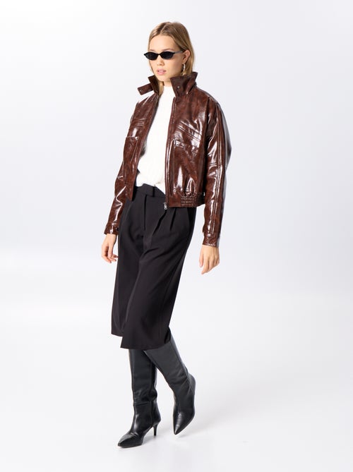 Bermuda comprida estilo chino - Kiabi Bermuda comprida estilo chino - Kiabi