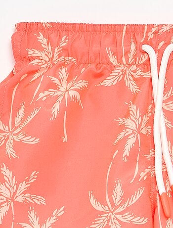 Calções de banho com estampado integral 'mar'