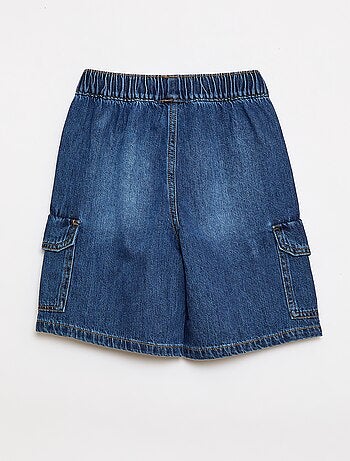 Bermuda de ganga multibolsos