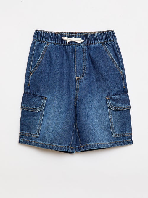 Bermuda de ganga multibolsos - Kiabi