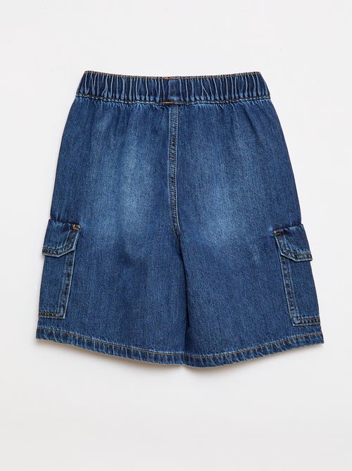 Bermuda de ganga multibolsos - Kiabi