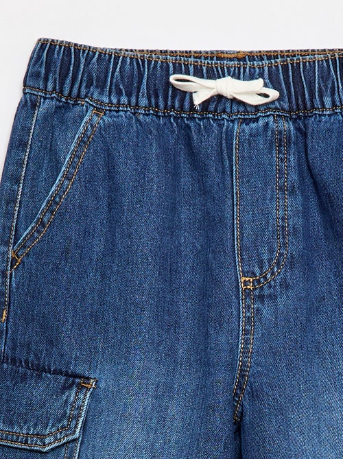 Bermuda de ganga multibolsos - Kiabi