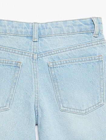 Bermuda de ganga slim fit stretch em algodão