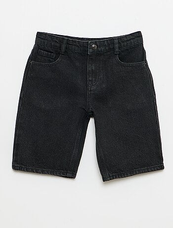 Bermuda de ganga slim fit stretch em algodão