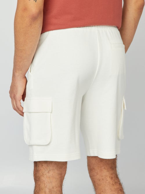 Bermuda de moletom leve com múltiplos bolsos - Kiabi