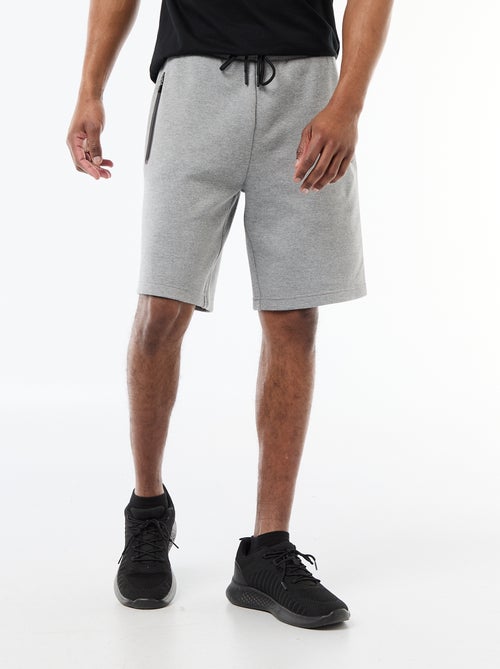 Bermuda em malha piqué estilo desportivo - Kiabi