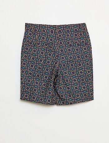 Bermuda em oxford ajustável