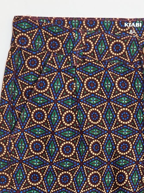 Bermuda em oxford ajustável - Kiabi