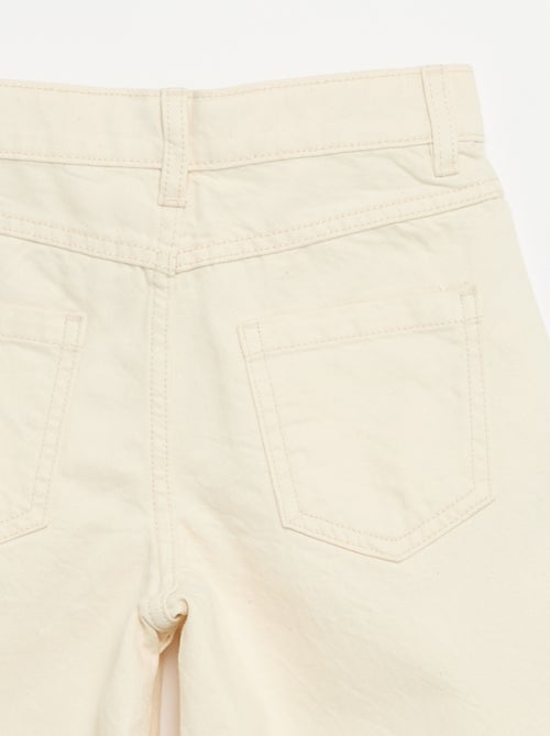 Bermuda em sarja 5 bolsos - Kiabi