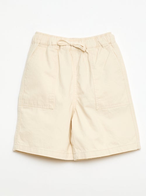 Bermuda em sarja - Kiabi