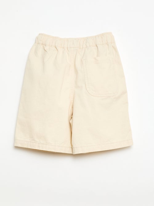 Bermuda em sarja - Kiabi