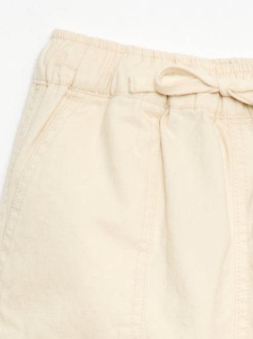 Bermuda em sarja - Kiabi