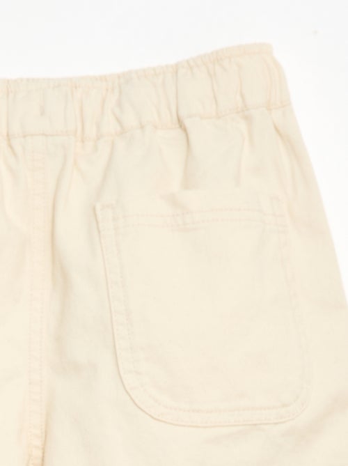 Bermuda em sarja - Kiabi