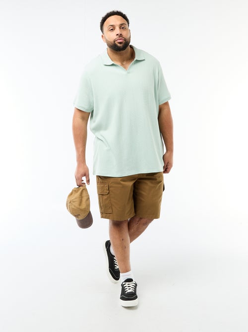 Bermuda em sarja com multibolsos - Kiabi
