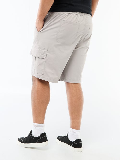 Bermuda em sarja com multibolsos - Kiabi