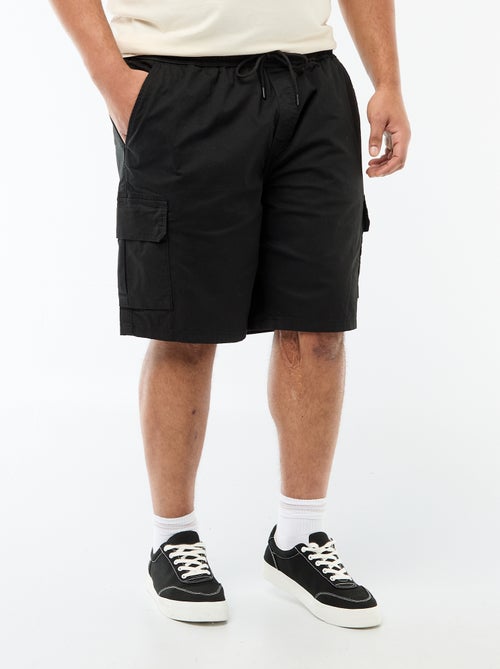 Bermuda em sarja com multibolsos - Kiabi