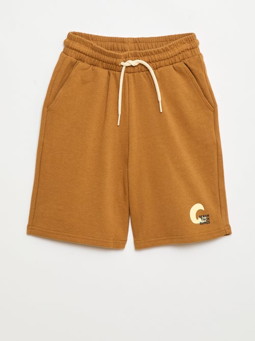 Bermuda liso em algodão - Kiabi