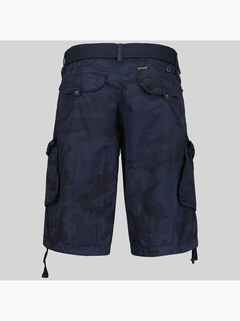 Bermuda panoramique camo – geographical norway Azul-marinho/Multicolorido - Kiabi
