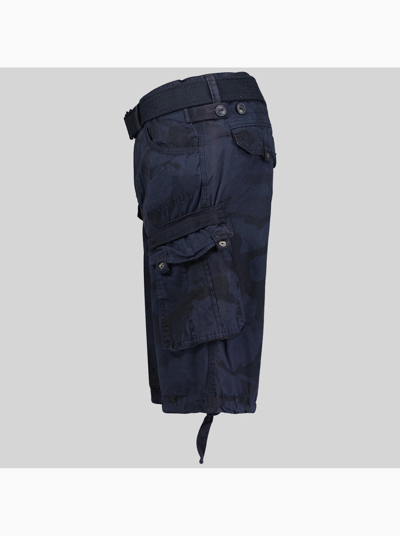 Bermuda panoramique camo – geographical norway Azul-marinho/Multicolorido - Kiabi