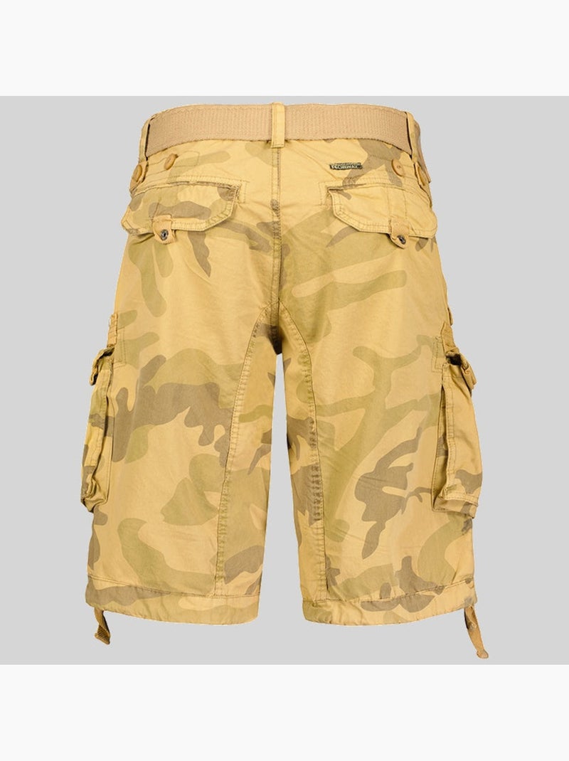 Bermuda panoramique camo – geographical norway Bege-areia - Kiabi