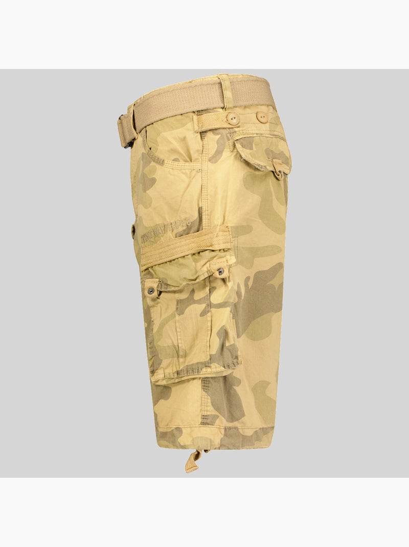 Bermuda panoramique camo – geographical norway Bege-areia - Kiabi