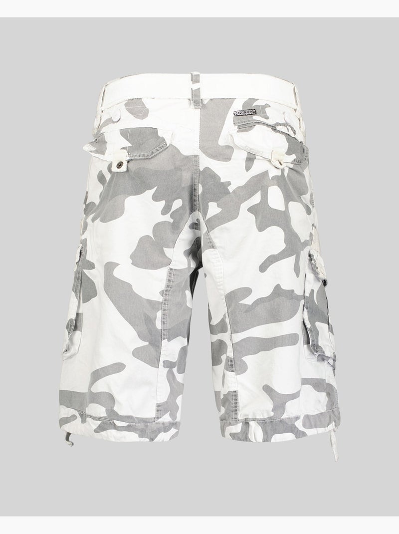 Bermuda panoramique camo – geographical norway Branco Multicolor - Kiabi