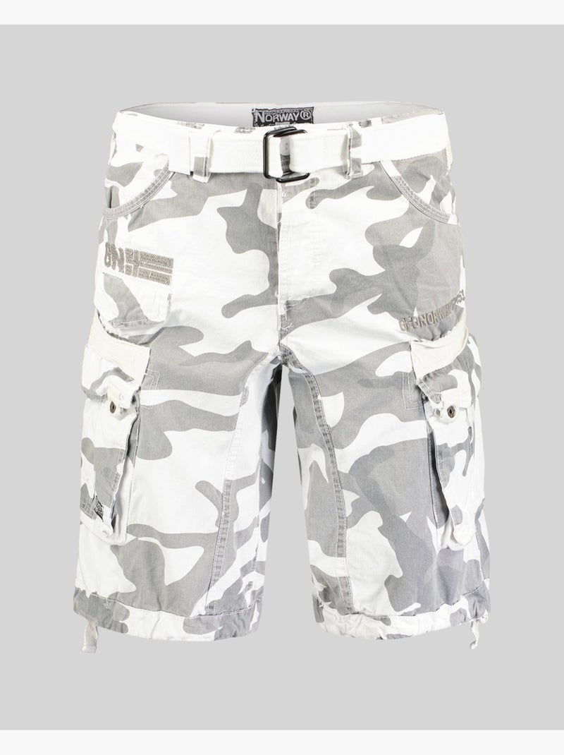 Bermuda panoramique camo – geographical norway Branco Multicolor - Kiabi