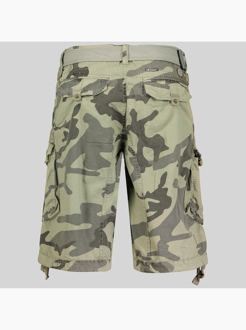 Bermuda panoramique camo – geographical norway Cinza-amarelo - Kiabi