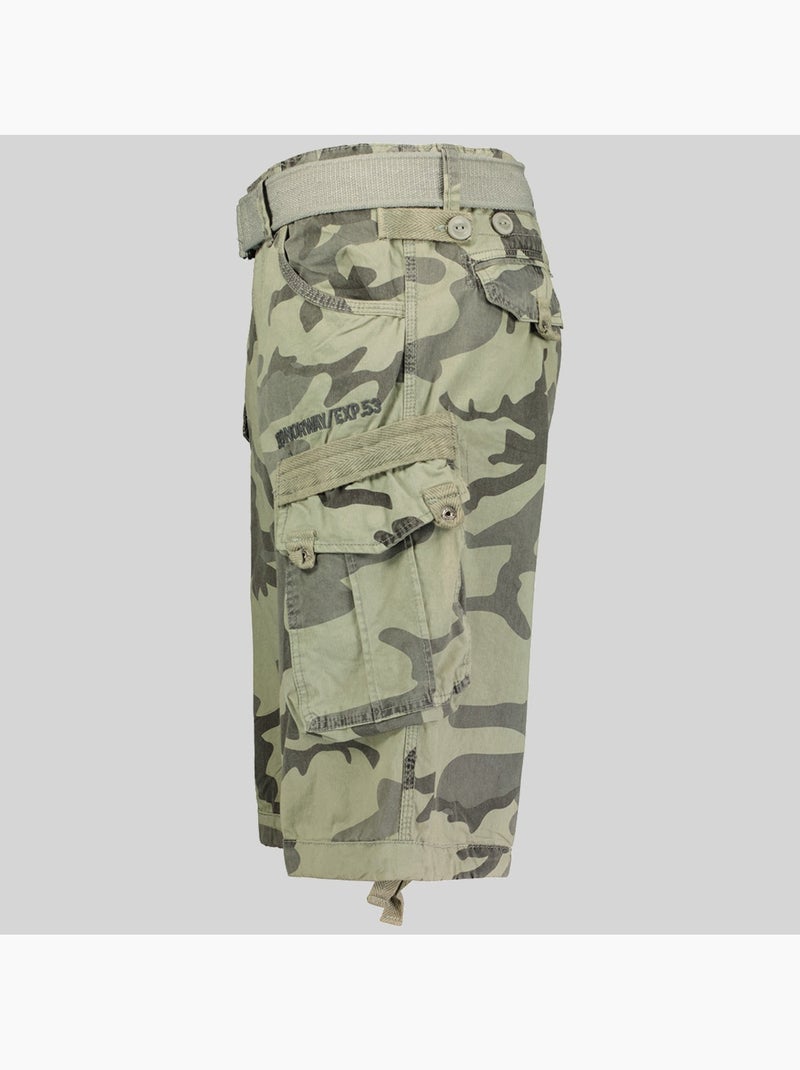 Bermuda panoramique camo – geographical norway Cinza-amarelo - Kiabi
