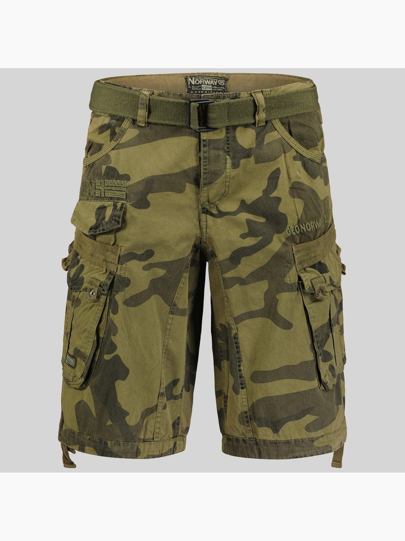 Bermuda panoramique camo – geographical norway Verde cáqui - Kiabi