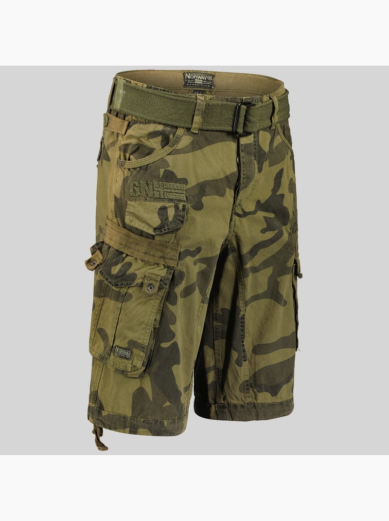 Bermuda panoramique camo – geographical norway Verde cáqui - Kiabi