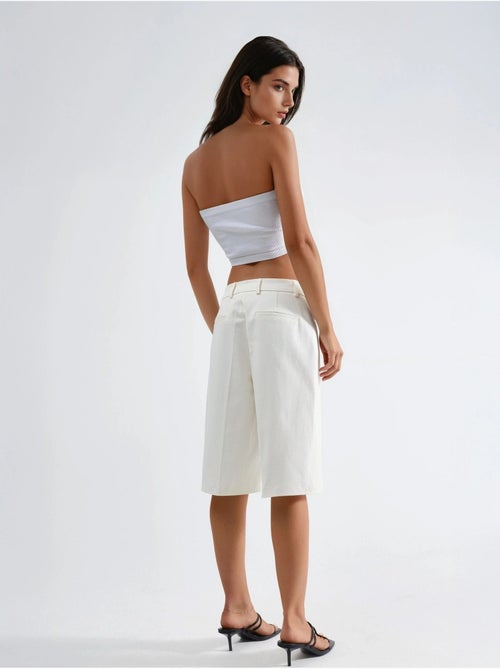 Bermuda straight fit (sem cinto) hiccup - Kiabi