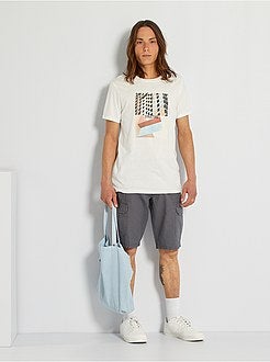 Bermudas acima do joelho - Kiabi