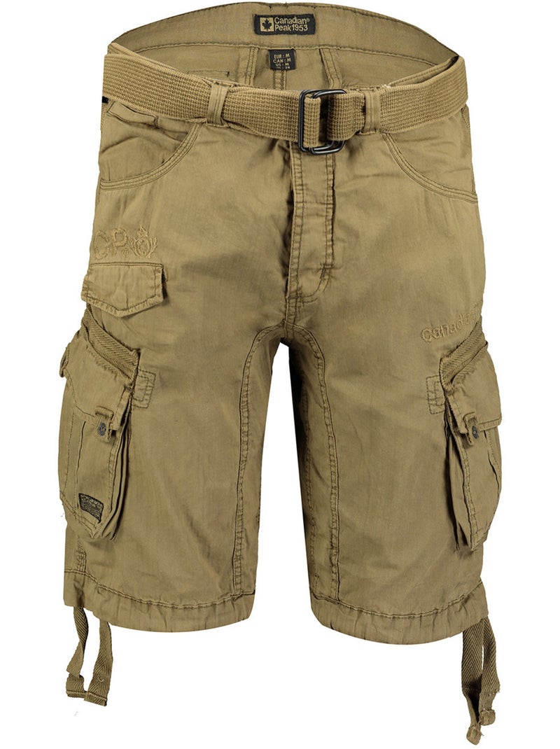 Bermudas cargo pirate – canadian peak Bege-cinza - Kiabi