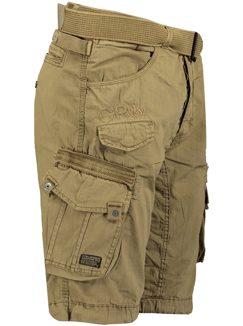 Bermudas cargo pirate – canadian peak Bege-cinza - Kiabi