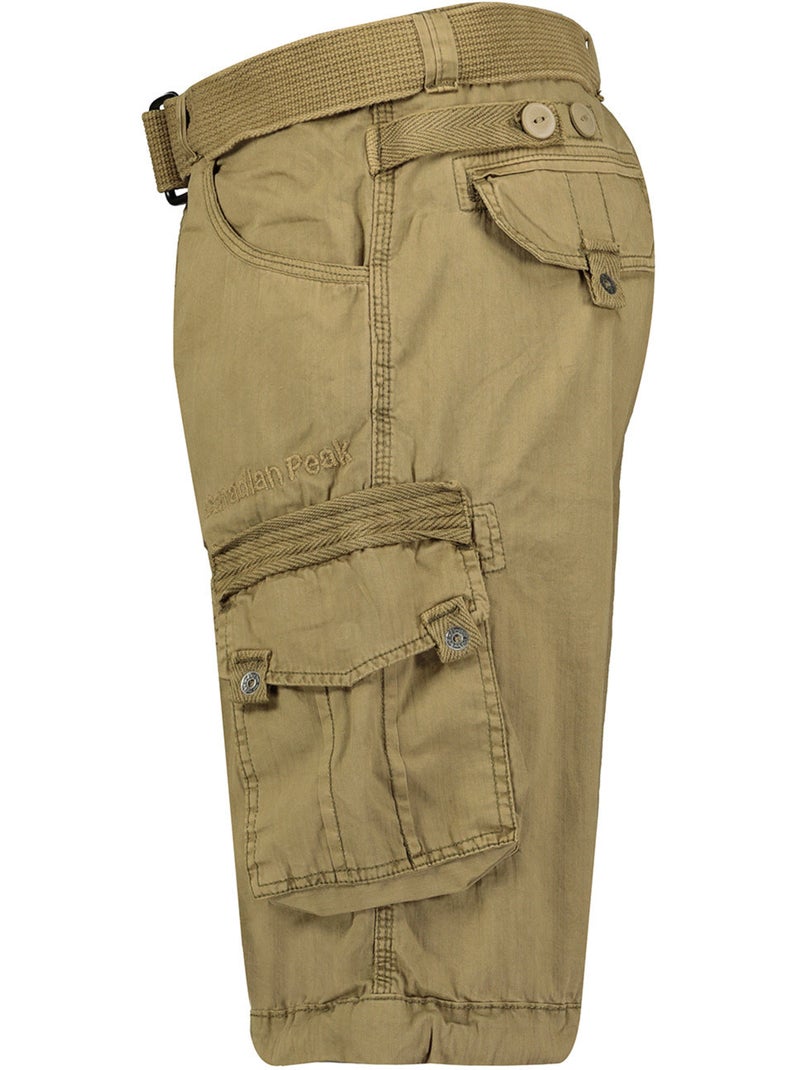 Bermudas cargo pirate – canadian peak Bege-cinza - Kiabi