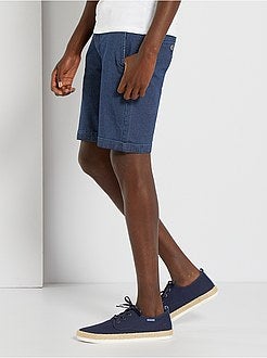 Bermudas chino aos quadrados - Kiabi