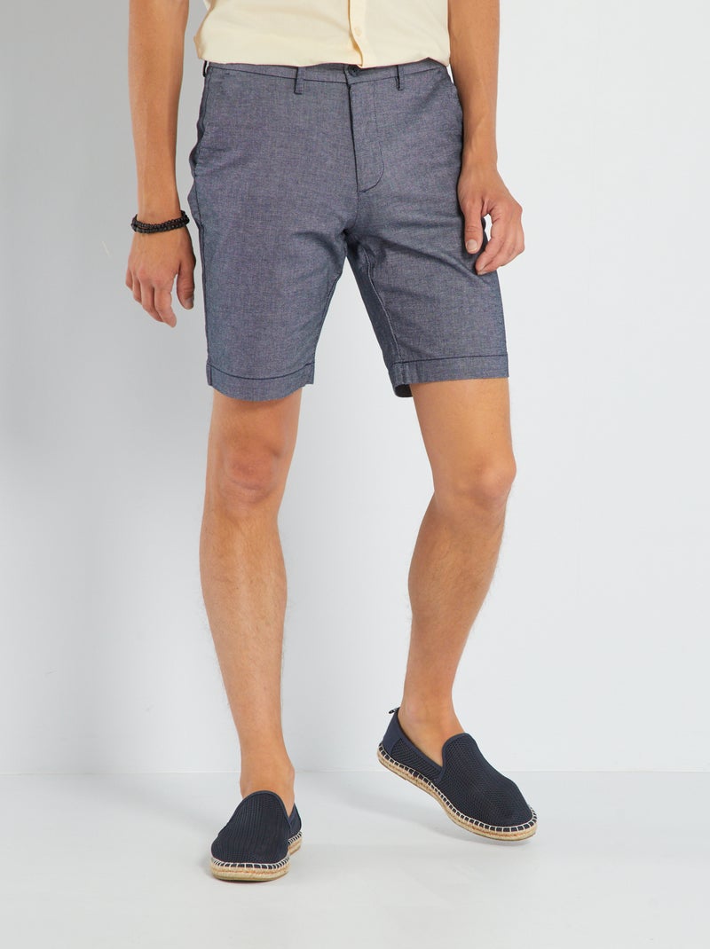 Bermudas chino AZUL - Kiabi