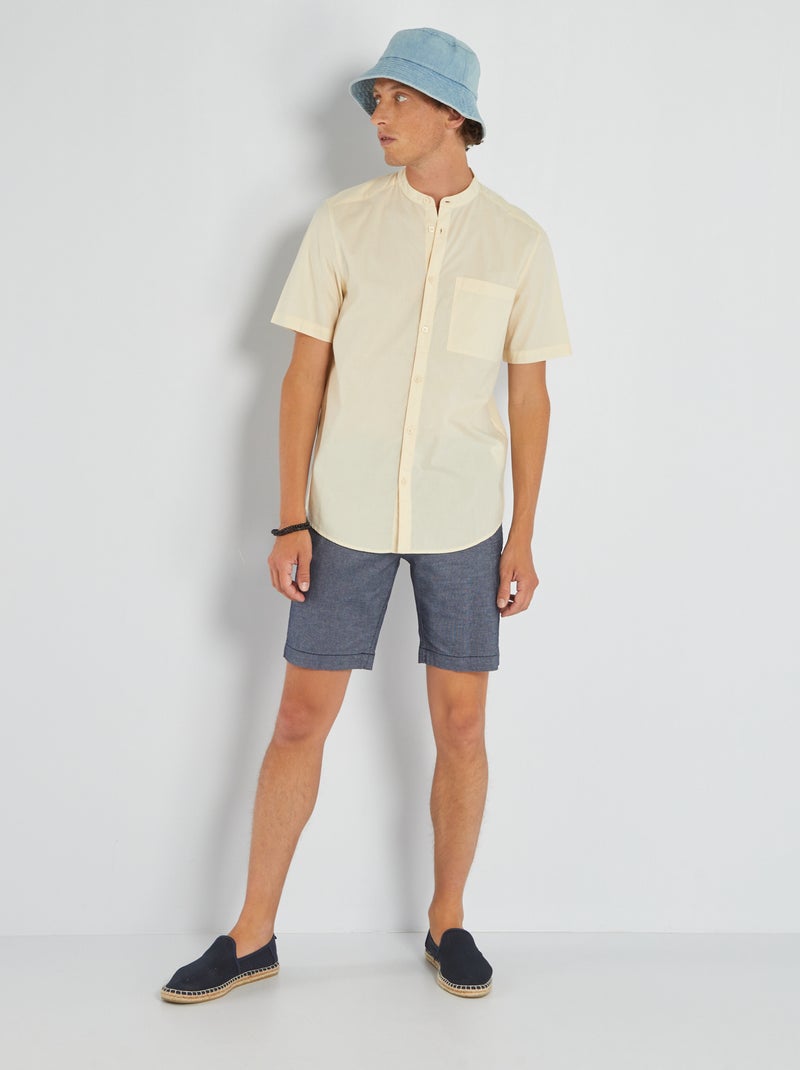 Bermudas chino AZUL - Kiabi