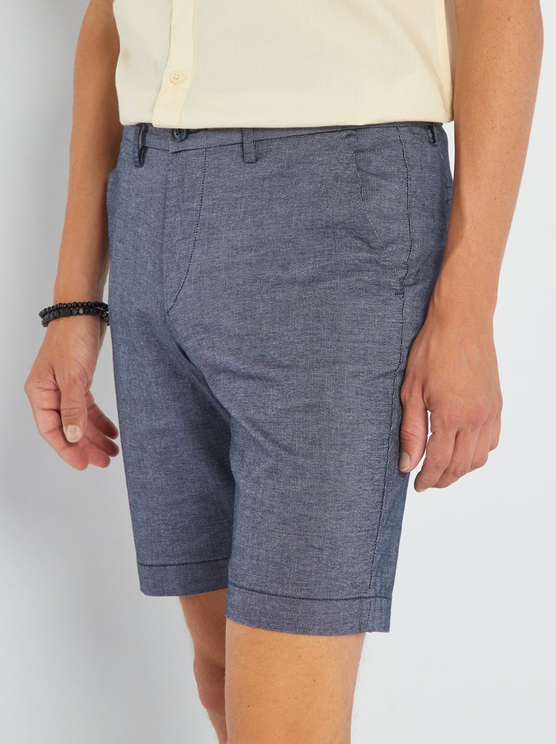 Bermudas chino AZUL - Kiabi