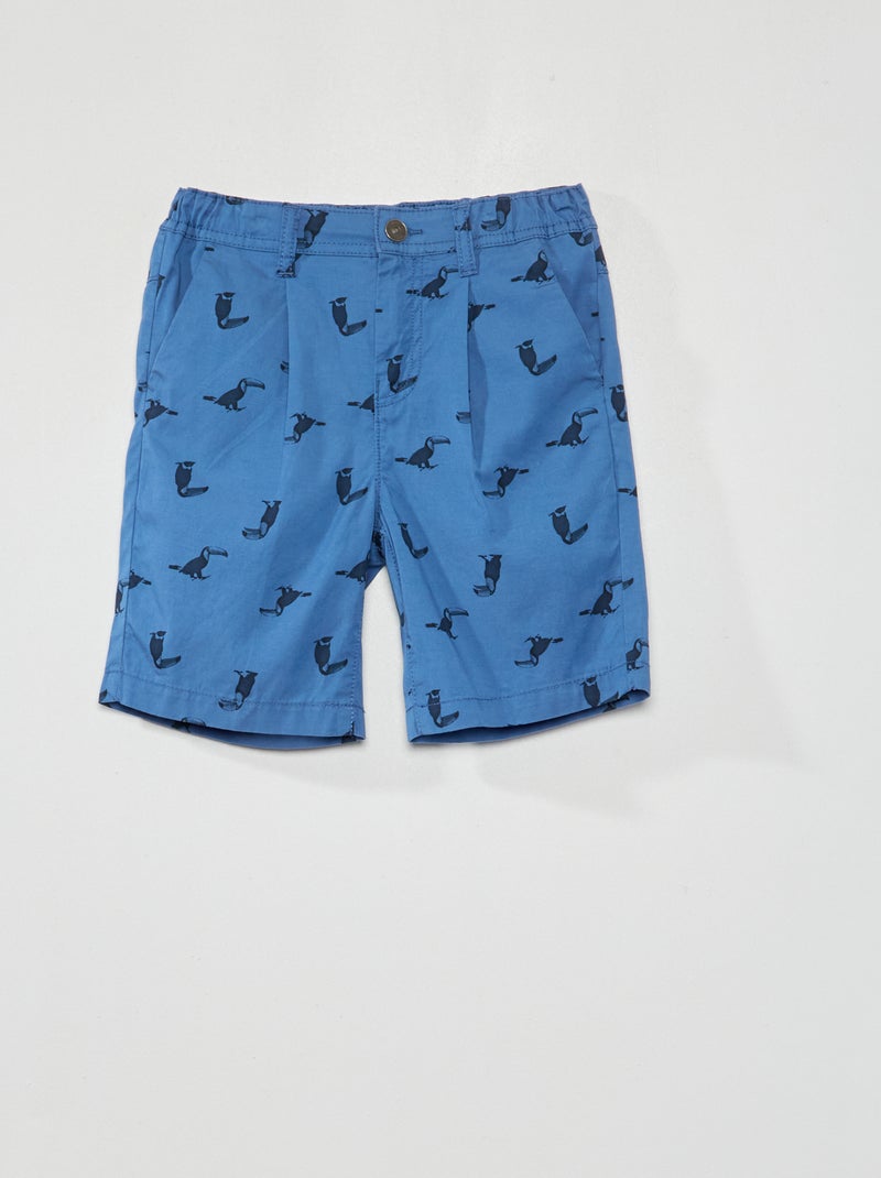 Bermudas chino AZUL - Kiabi